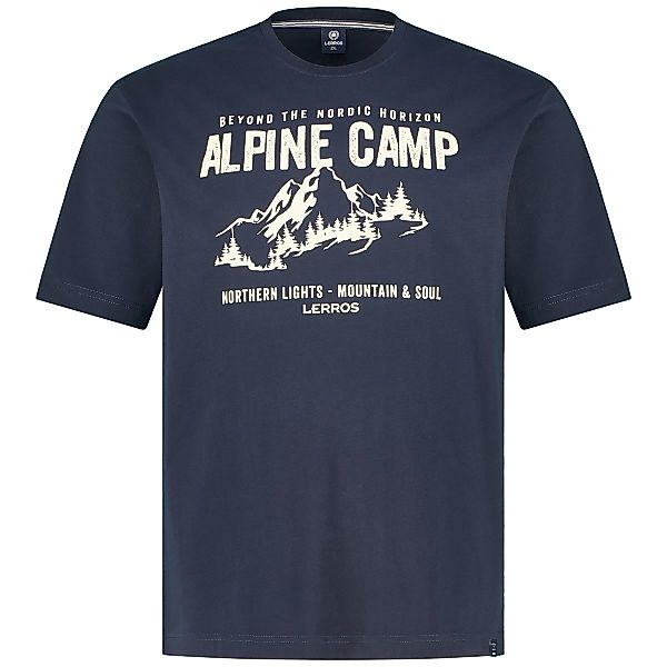 Lerros T-Shirt mit Motiv-Print Farbe blau Größe: 6XL günstig online kaufen