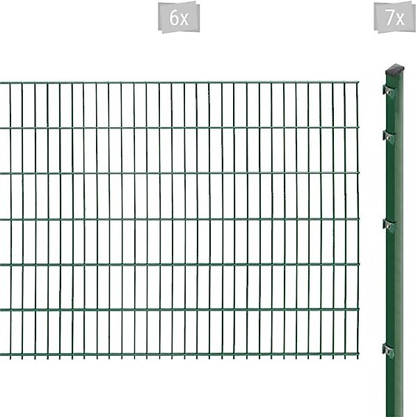 Arvotec Doppelstabmattenzaun »EXCLUSIVE 123 zum Einbetonieren« Zaunhöhe 123 günstig online kaufen