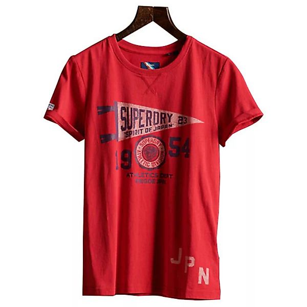 Superdry Track&field Classic Kurzarm T-shirt M Chilli Pepper günstig online kaufen