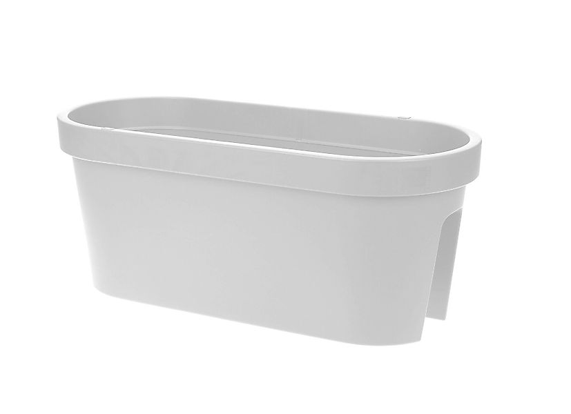 Spetebo Balkonkasten Balkon Blumentopf oval 60 günstig online kaufen