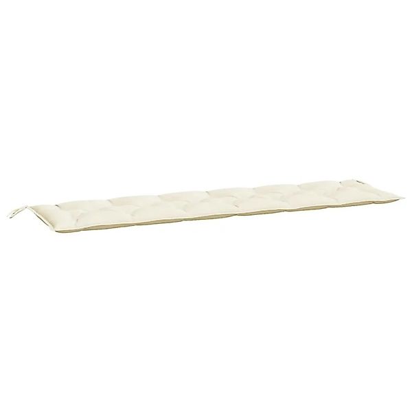 vidaXL Gartenbank-Auflage Creme 200x50x7 cm Oxford-Gewebe 361642 günstig online kaufen