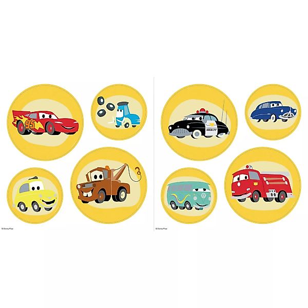 Komar Fenstersticker "Fenstersticker - Cars Ka-Chow Bubbles - Größe 30 x 30 günstig online kaufen