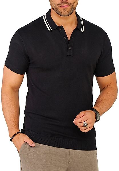 SOULSTAR Poloshirt S2TALSI Herren Basic Kurzarm Knit Polo Hemd Feinstrick K günstig online kaufen