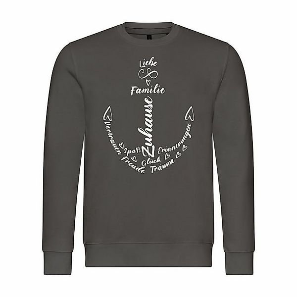 deinshirt Rundhalspullover Herren Pullover Liebe Familie Anker Mit Print Mo günstig online kaufen