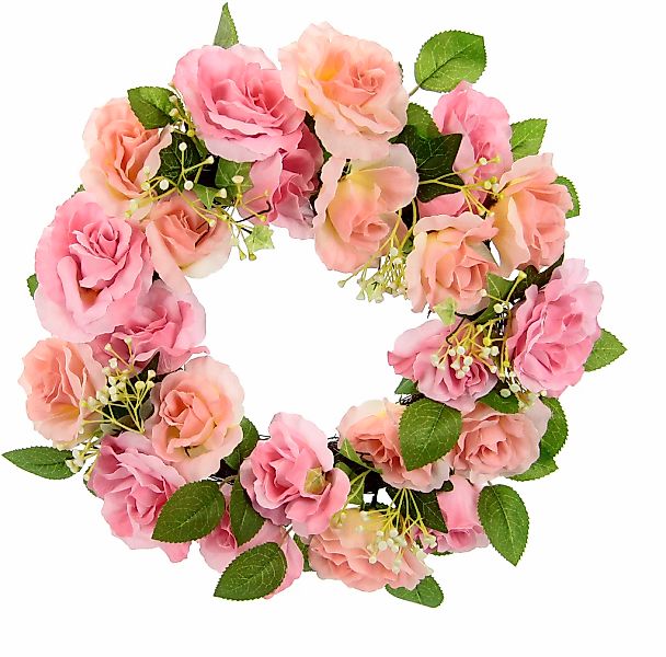 I.GE.A. Kunstkranz "Rosen" 9 cm günstig online kaufen