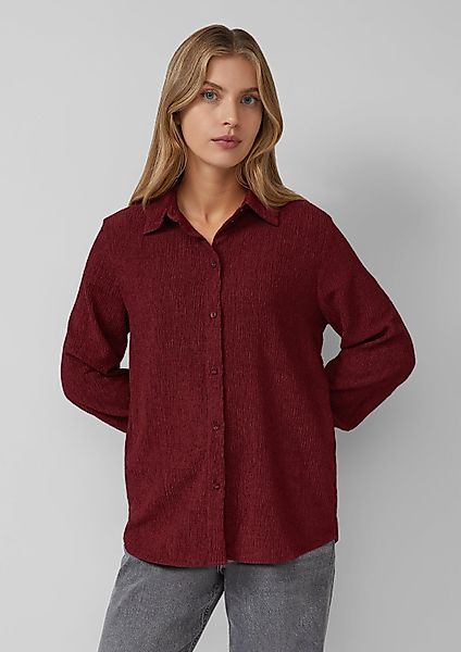 s.Oliver Langarmbluse Bluse Strukturierte Jersey-Bluse mit günstig online kaufen
