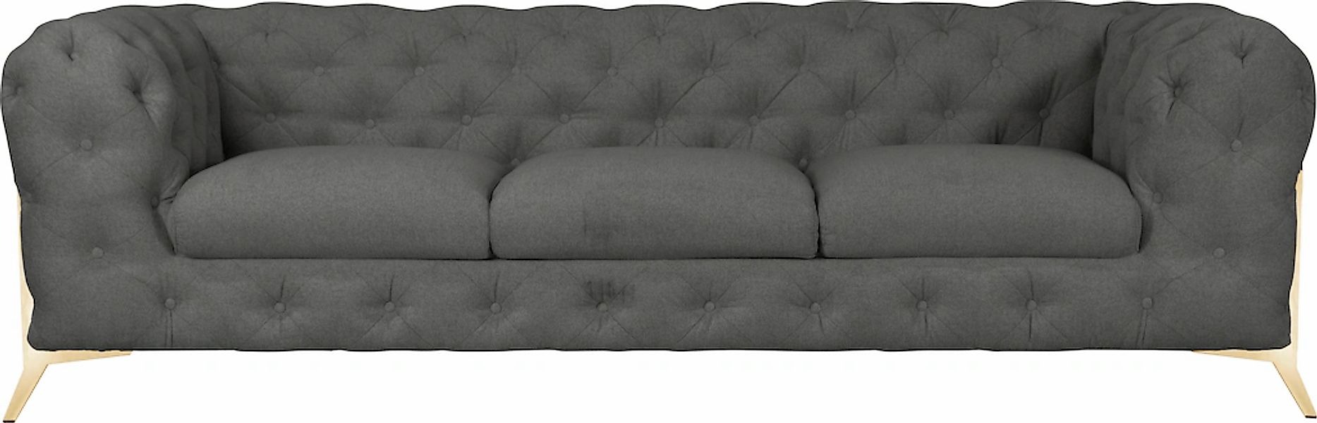Home affaire Chesterfield-Sofa "Amaury" aufwändige Knopfheftung, moderne Ch günstig online kaufen