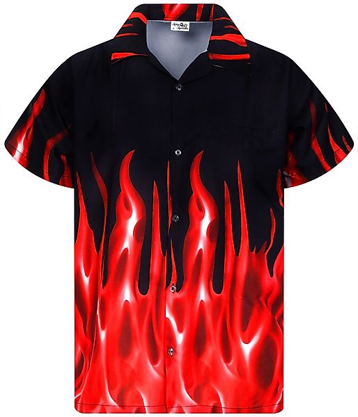 King Kameha Hawaiihemd Flames Funky Hawaii-Hemd günstig online kaufen