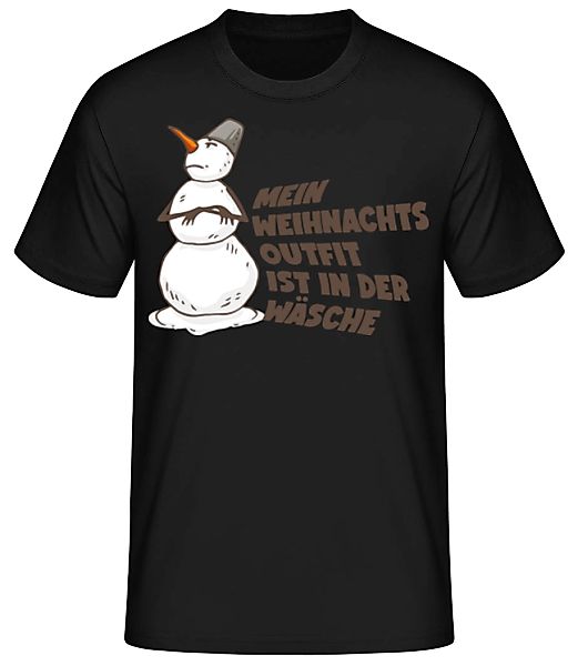 Weihnachts Outfit In Der Wäsche · Männer Basic T-Shirt günstig online kaufen