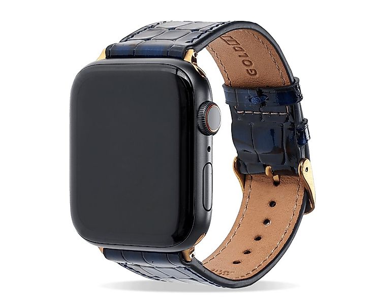 GOLDBLACK Smartwatch-Armband Apple Watch Armband MILANO-Design blau (Adapte günstig online kaufen