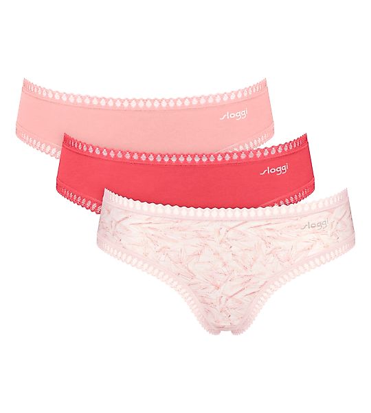 sloggi Hipster "GO Crush Hipster C3P" 3er Pack, Spitze, elastisch, weich, M günstig online kaufen