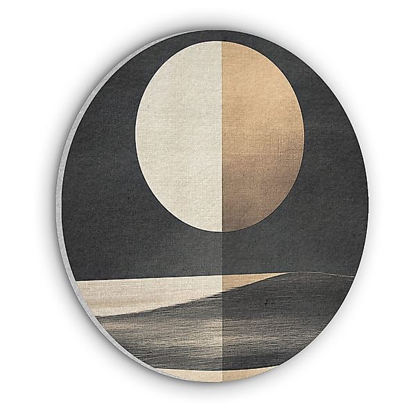 MuchoWow Gemälde Mond - Kreis - günstig online kaufen