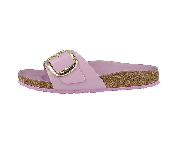 Birkenstock Madrid Big Buckle Gold Naturleder Lack schmal Sandale Sandalett günstig online kaufen