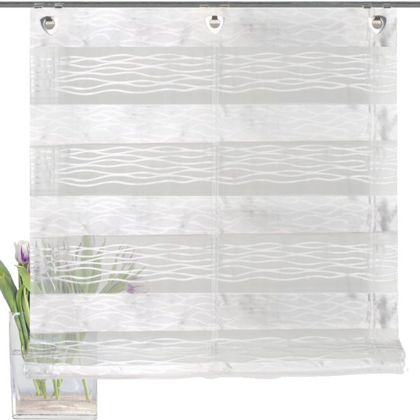 HOME WOHNIDEEN Raffrollo "BASENTO" mit Ösen günstig online kaufen