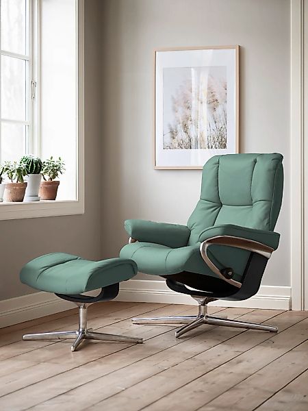 Stressless "Mayfair" mit Cross Base, Größe S, M & L, Holzakzent Schwarz günstig online kaufen