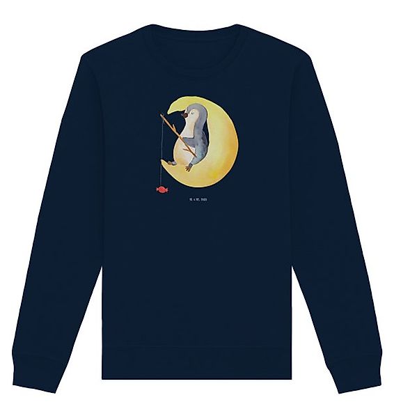 Mr. & Mrs. Panda Longpullover Pinguin Mond Größe M - French Navy - Geschenk günstig online kaufen