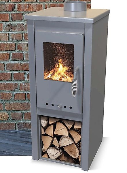 ECOfoxx Kaminofen Okta S Lite gussgrau günstig online kaufen