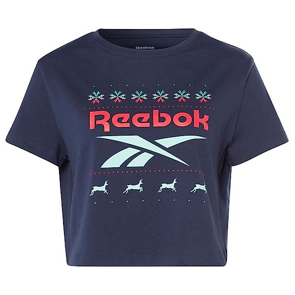 Reebok Holiday Kurzärmeliges T-shirt XL Vector Navy günstig online kaufen