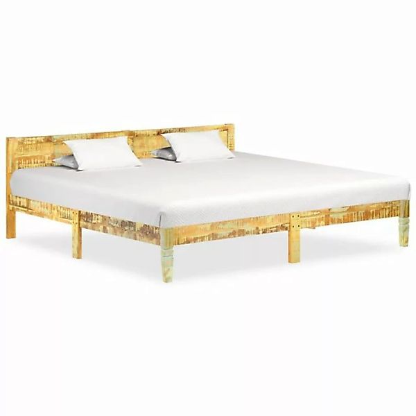 furnicato Bett Massivholzbett Altholz 200x200 cm günstig online kaufen