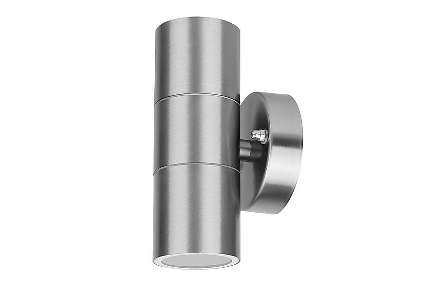 Grafner Außen-Wandleuchte Wandlampe Leuchte GU10 Edelstahl Lichtschein Up&D günstig online kaufen