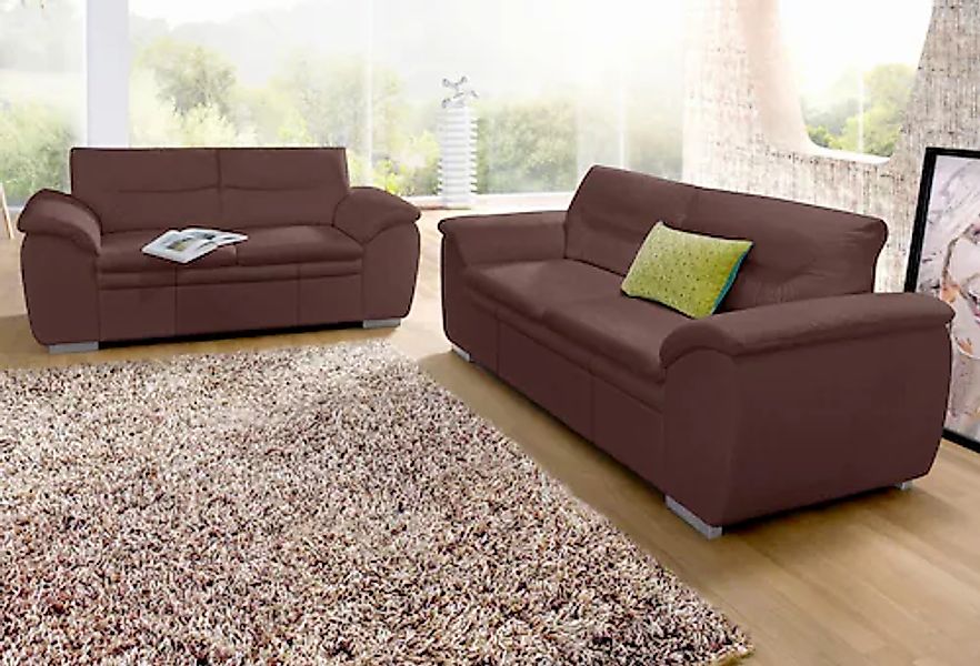 COTTA Polstergarnitur »Leandra«, Set bestehend aus: 2-Sitzer & 2,5-Sitzer günstig online kaufen