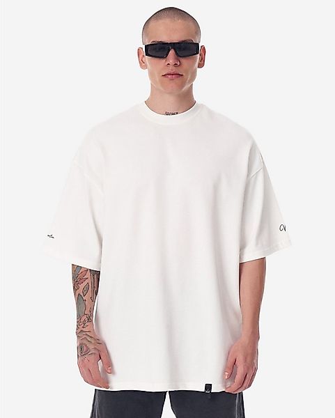 Martin Valen T-Shirt Großes 3D-gedrucktes weißes Heavy T-Shirt günstig online kaufen