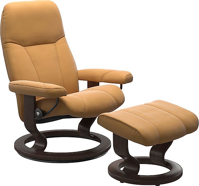 Stressless "Consul" Set, Relaxsessel mit Hocker, mit Hocker, mit Classic Ba günstig online kaufen