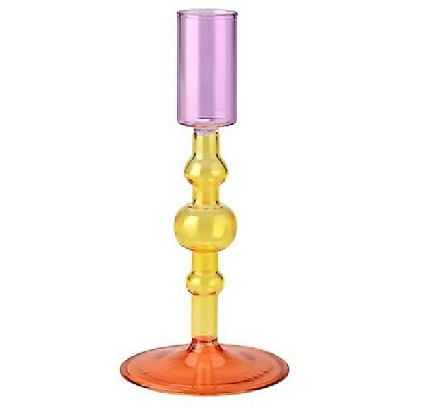 Giftcompany Kerzenhalter Kerzenständer Voile Lila Gelb Orange (16,2cm) günstig online kaufen