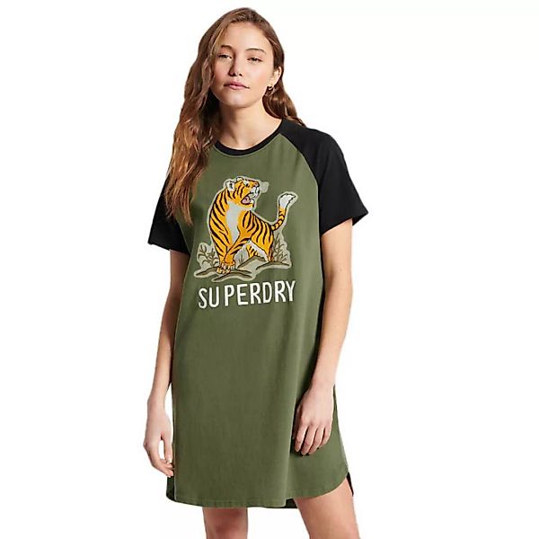 Superdry Boho Kurzes Kleid M Four Leaf Clover günstig online kaufen