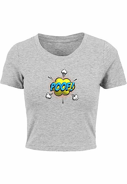 Merchcode T-Shirt "Merchcode Damen Ladies POOF Comic Cropped Tee" günstig online kaufen