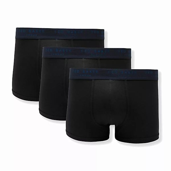 TED BAKER Herren Boxer Shorts 3er Pack - Pants, Cotton Stretch Schwarz S günstig online kaufen