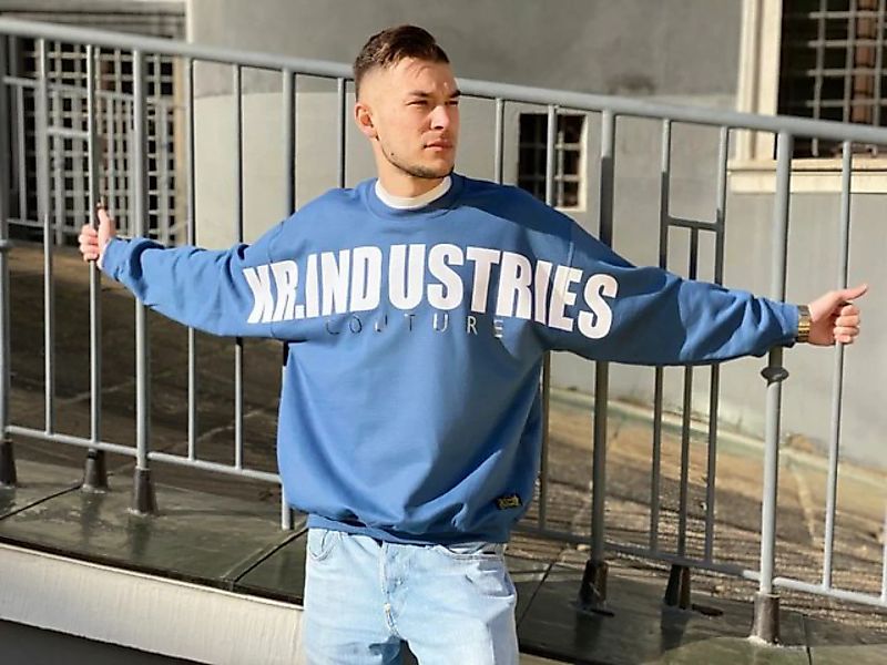 KR-Industries Sweatshirt Sweat Denim Denim-Style, Designer-Label günstig online kaufen
