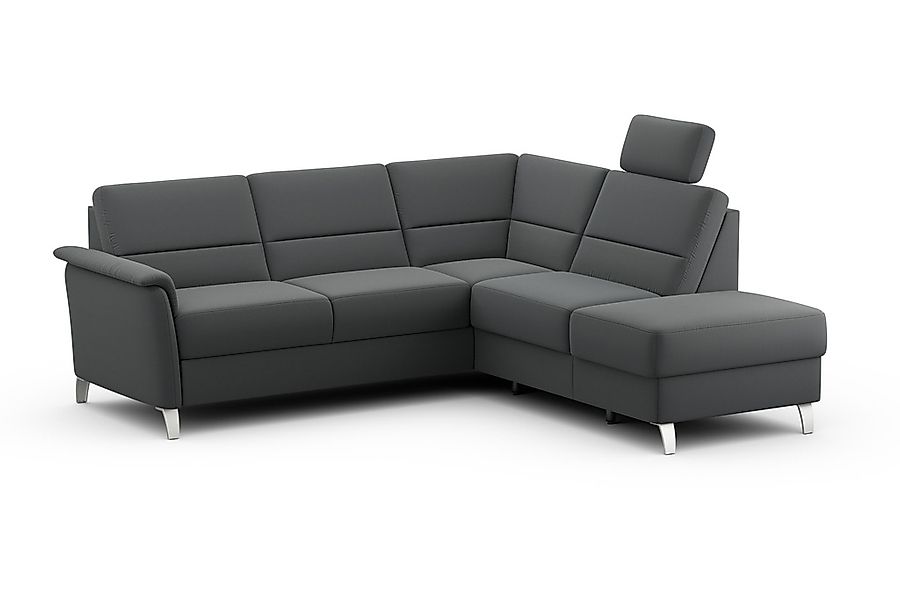 sit&more Ecksofa »Palmera L-Form«, Federkern, wahlweise mit Bettfunktion un günstig online kaufen