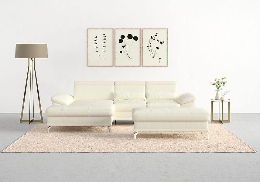 sit&more Ecksofa Cabrio L-Form, mit Sitztiefenverstellung, günstig online kaufen