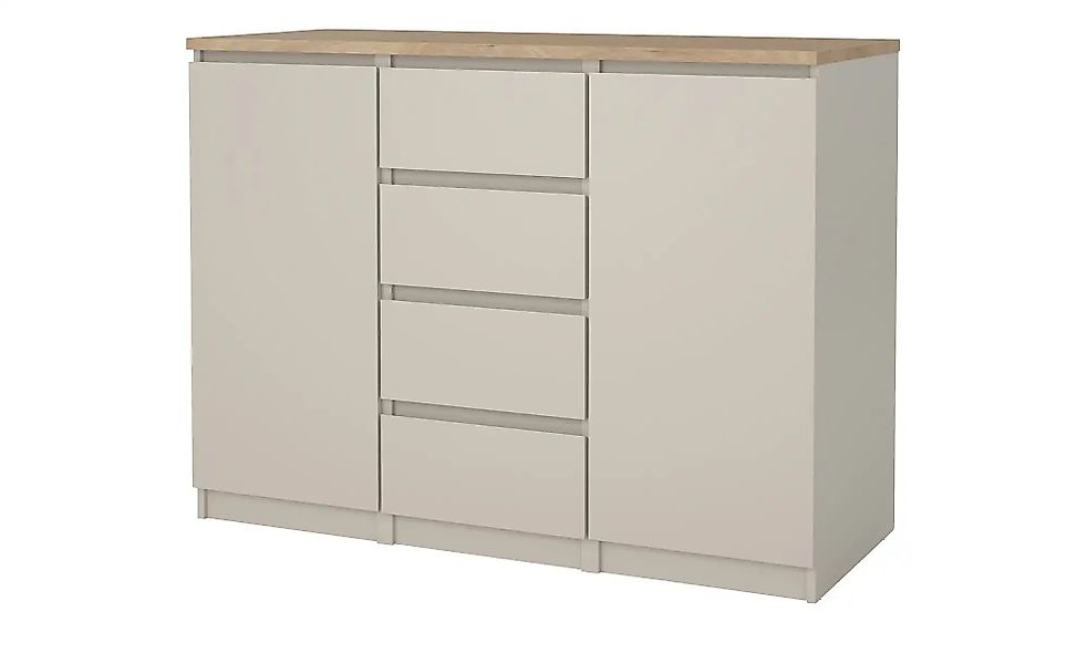 Sideboard  Nardo ¦ beige ¦ Maße (cm): B: 120,8 H: 90,7 T: 50.0 Kommoden & S günstig online kaufen
