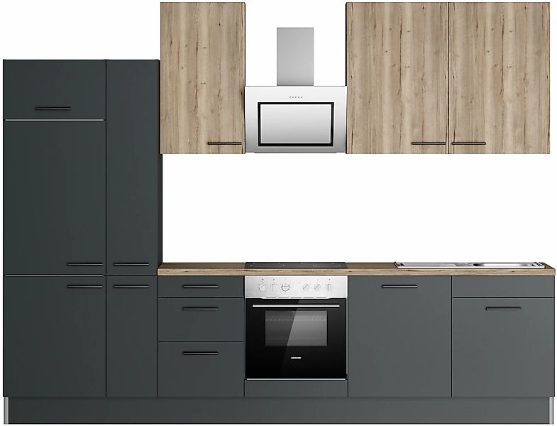 OPTIFIT Küchenzeile "Fiona", Breite 320 cm, mit Hanseatic-E-Geräten,in Prem günstig online kaufen