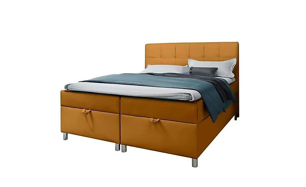 Boxbett mit Bettkasten Malabo ¦ gelb ¦ Maße (cm): B: 200 H: 110 Betten > Po günstig online kaufen