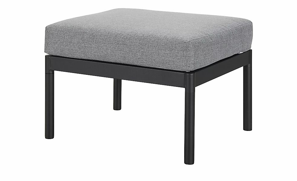 Hocker  Beverly ¦ schwarz ¦ Maße (cm): B: 50 H: 30 T: 61.0 Garten > Gartenm günstig online kaufen