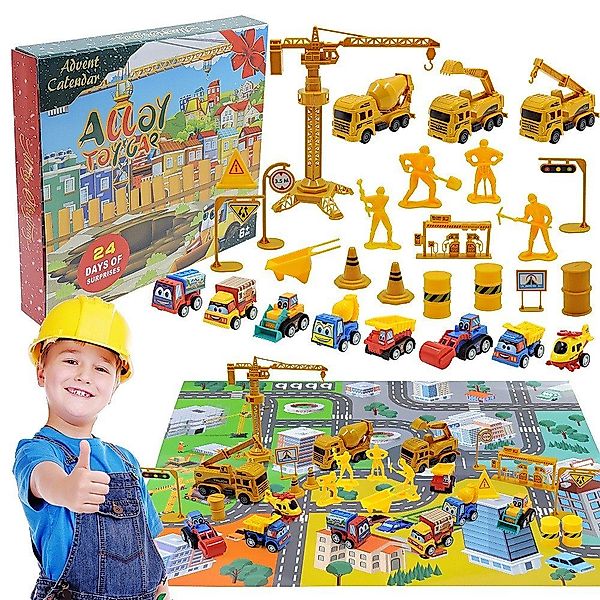 XDeer Spielzeug-Adventskalender Weihnachtskalender für Jungs,Autos Spiele günstig online kaufen