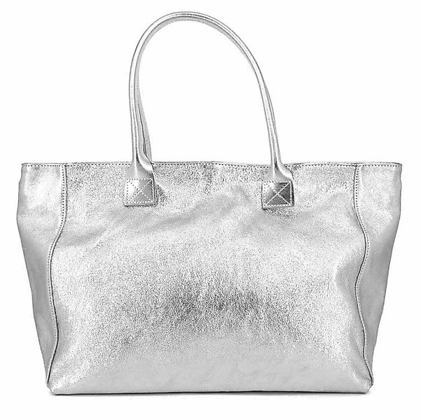 ITALYSHOP24 Shopper Made in Italy XL Damen Leder Tasche Shopper Tote Bag Ha günstig online kaufen
