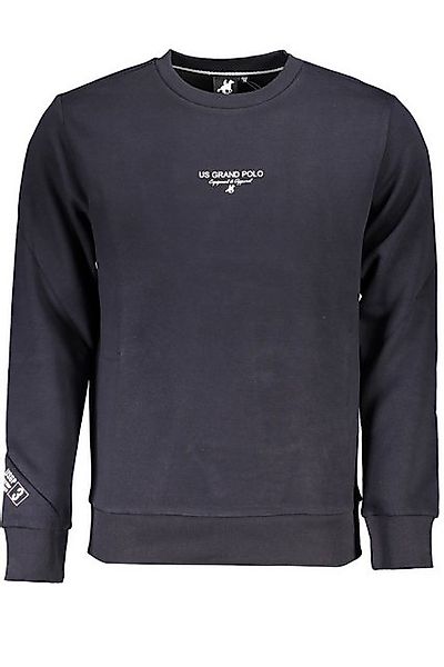 U.S. GRAND POLO Sweatshirt Blaues Herren-Sweatshirt: Langarm, gefüttert günstig online kaufen