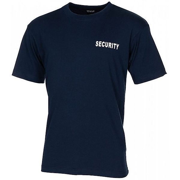 MFH T-Shirt T-Shirt, blau, Security, bedruckt günstig online kaufen