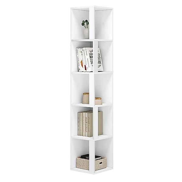 EUGAD Eckregal, 1-tlg., offenes Bücherregal schmal, günstig online kaufen