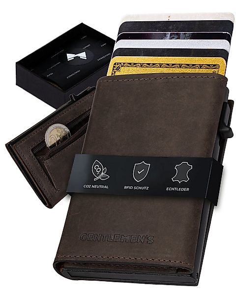Gentlemen's Geldbörse Cardholder - Kreditkartenetui mit Münzfach & RFID-Sch günstig online kaufen
