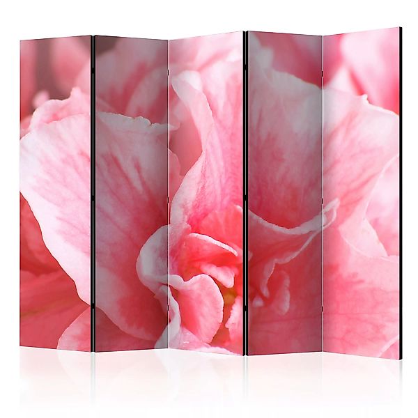 5-teiliges Paravent - Pink Azalea Flowers Ii [room Dividers] günstig online kaufen