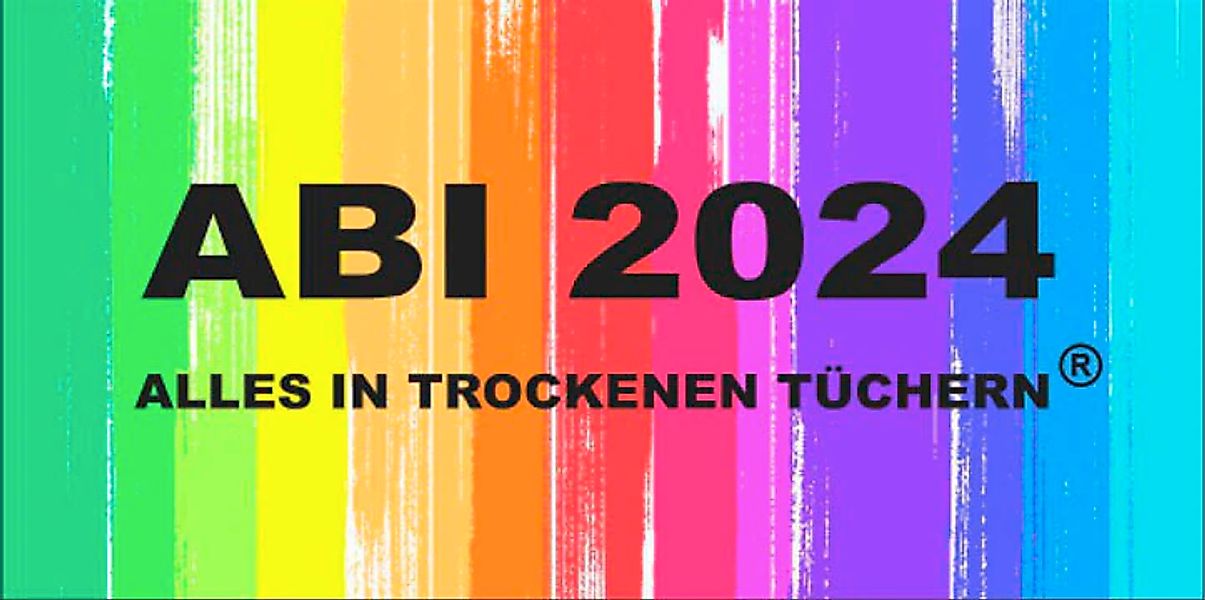 Egeria Strandtuch "ABI 2024" 75x150 cm, "ABI 2024-Alles in trockenen Tücher günstig online kaufen