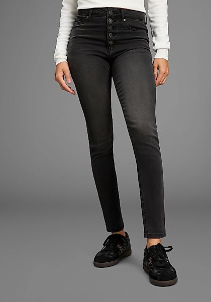 Arizona 5-Pocket-Jeans extra-eng geschnittene Beine, hohe Leibhöhe, Skinny günstig online kaufen