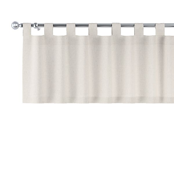 Kurzgardine mit Schlaufen, hellgrau, 390 x 40 cm, Loneta (133-65) günstig online kaufen
