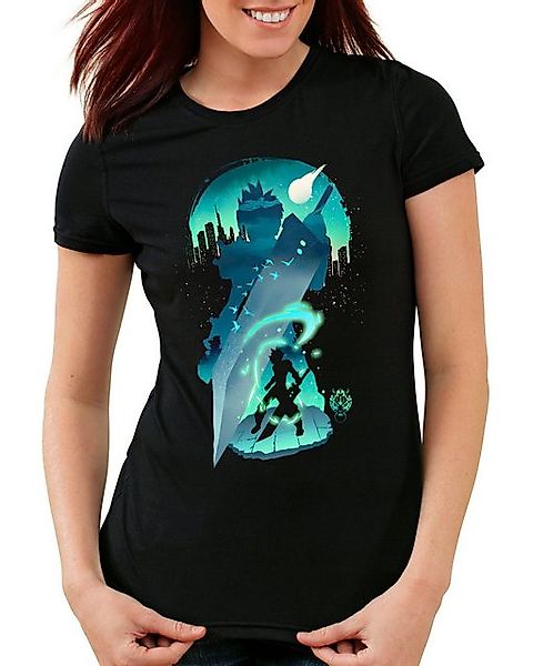 style3 T-Shirt Avalanche Cityscape final fantasy 7 VII chocobo remake günstig online kaufen