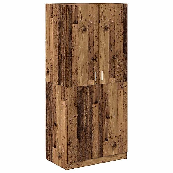 vidaXL Kleiderschrank Altholz-Optik 90x52x200 cm Holzwerkstoff 855884 günstig online kaufen